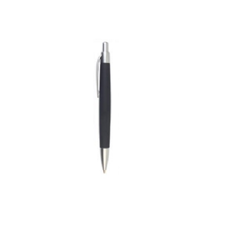 Black  Promotional Rubberized ABS Plastic PenEPN9 - Black